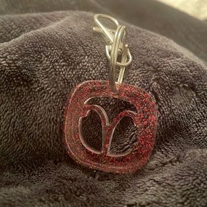 Aries zodiac keychain ♈️